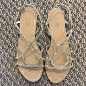 Gold sandals